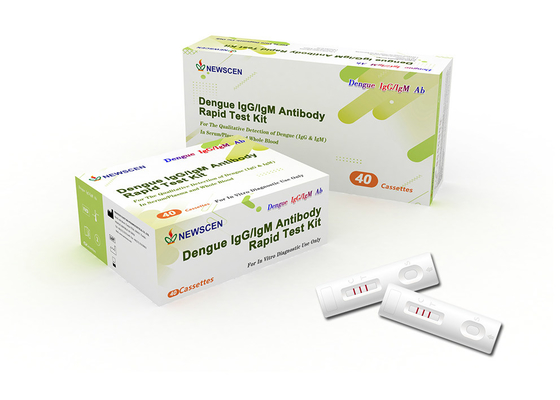 Equipo rápido 100% de la prueba de la dengue combinada de IgG IgM de la sensibilidad